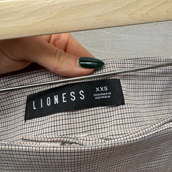LIONESS Deuce Gingham Miniskort Size XXS - Picture 3 of 3